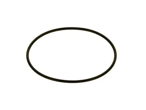 Runder O-Ring von Bosch, Schwarz, mit durchgehender, glatter Oberfläche. Geeignet für Dichtungsanwendungen in verschiedenen Geräten.